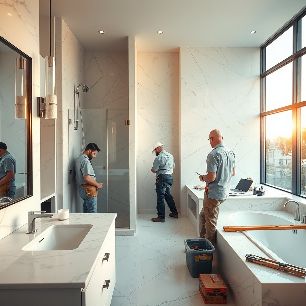 bathroom remodeling contractors houston tx - Illustration 1