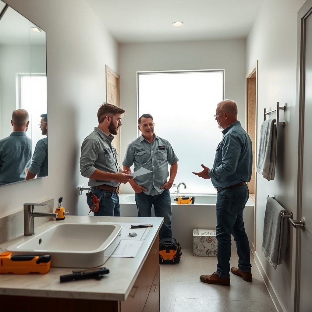 bathroom remodeling contractors houston tx - Illustration 1