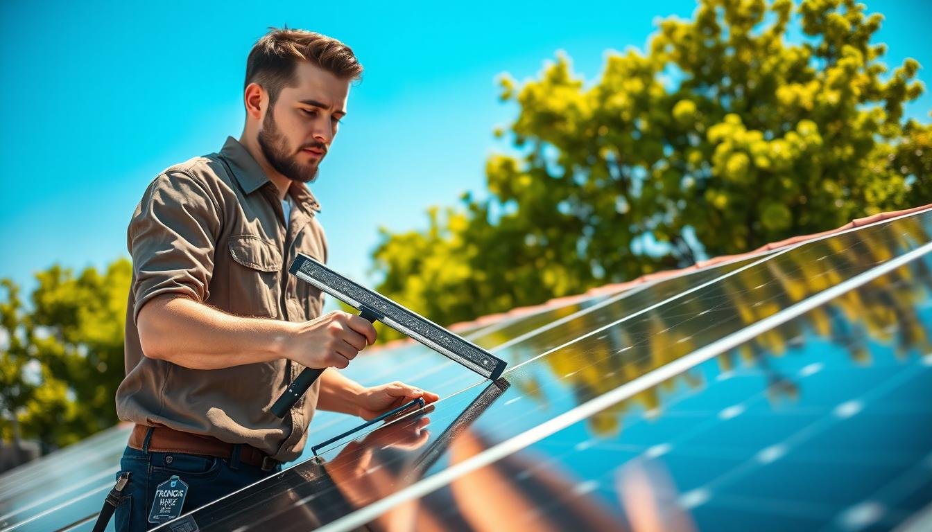 solar panel cleaning service